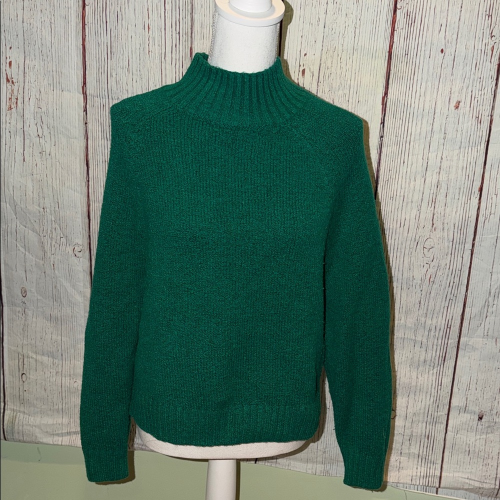 Old Navy Teal Cowl Neck Sweater
